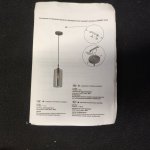 Светильник подвесной зеркальный Vitaluce V2967-1/1S