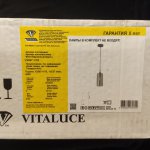 Светильник подвесной зеркальный Vitaluce V2967-1/1S