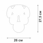 Светильник настенный Vitaluce V5834-9/2A