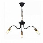 Люстра HIPER H005-3 3E1440Вт BLACK/GOLD Savona