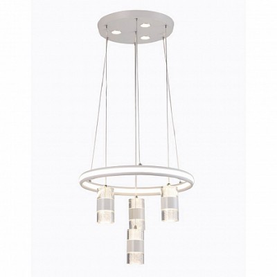 Люстра HIPER H801-4 LED 3*3Вт+2*25Вт+4*5Вт WHITE INGRID