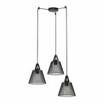 Подвес HIPER H155-2 3*E27*60Вт BLACK Grid