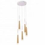 Подвес HIPER H822-3 LED 10*7Вт 3000K WHITE/GOLD Cone