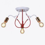 Люстра HIPER H001-3 3*E27*60Вт WHITE/GOLD Candella