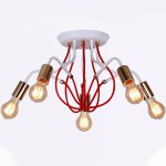 Люстра HIPER H001-5 5*E27*60Вт WHITE/GOLD Candella