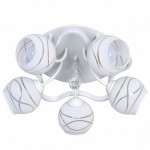 Люстра HIPER H803-5 5*E27*60Вт + LED 24Вт WHITE Granada