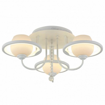 Люстра HIPER H804-3 3*E27*60Вт + LED 42Вт WHITE Ronda