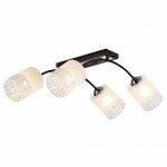 Люстра HIPER H010-4 4*E27*60Вт BLACK/CHROME Sally