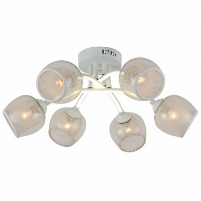 Люстра HIPER H807-6 6*E27*60Вт + LED 21Вт WHITE Sevilla