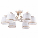 Люстра HIPER H016-6 6*E27*60Вт WHITE/GOLD Simona