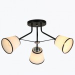 Люстра HIPER H009-3 3*E27*60Вт BLACK/CHROME Ursula