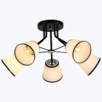 Люстра HIPER H009-5 5*E27*60Вт BLACK/CHROME Ursula