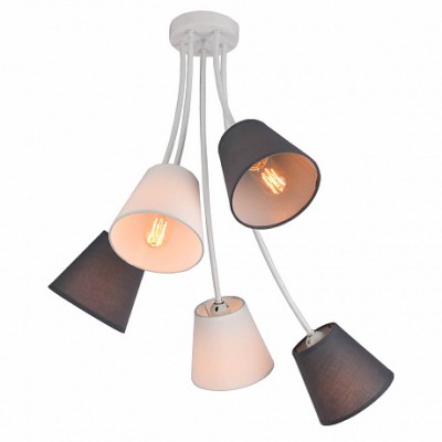 Люстра HIPER H142-5 5*E27*60Вт WHITE/CHOCOLATE Wendy