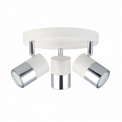 Светильник поворотный HIPER H078-3 3*GU10*50Вт WHITE/CHROME Alba Светильник поворотный HIPER H078-3 3*GU10*50Вт WHITE/CHROME Alba