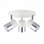 Светильник поворотный HIPER H078-3 3*GU10*50Вт WHITE/CHROME Alba