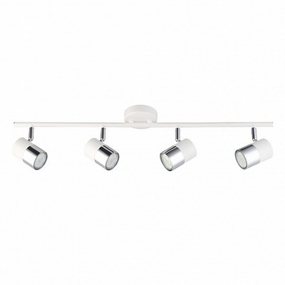 Светильник поворотный HIPER H078-4 4*GU10*50Вт WHITE/CHROME Alba Светильник поворотный HIPER H078-4 4*GU10*50Вт WHITE/CHROME Alba