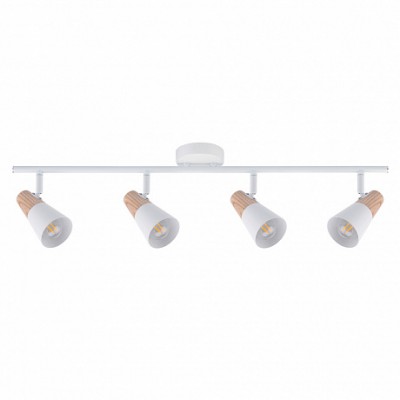 Светильник поворотный HIPER H079-4 4*E14*40Вт WHITE/LIGHT WOOD Susanna Светильник поворотный HIPER H079-4 4*E14*40Вт WHITE/LIGHT WOOD Susanna