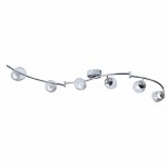 Поворотный светильник HIPER H821-4 LED 6*5Вт 3000K CHROME Aquarius