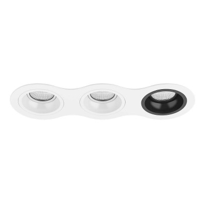 Комплект из светильников и рамки Domino Lightstar D636060607