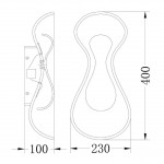 Бра Vele Luce Dado VL1304W02