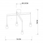 Потолочная люстра Vele Luce Avvenente VL1332L04
