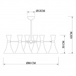 Подвесная люстра Vele Luce Giovane VL1341L12