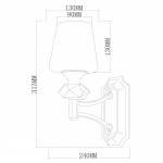 Бра Vele Luce Benfatta VL1354W01