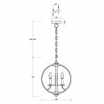 Подвесная люстра Vele Luce Palloncino VL1492L04