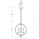 Подвесная люстра Vele Luce Palloncino VL1495L04