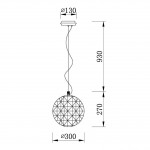 Подвесной светильник Vele Luce Letizia VL1710P01