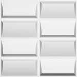 Панель Artpole 3D эко Wave бамбук 500x500 мм., 3м2, 1 упак. (12шт)