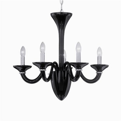 Люстра Ideal Lux WHITE LADY SP5 NERO Люстра Ideal Lux WHITE LADY SP5 NERO