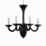 Люстра Ideal Lux WHITE LADY SP5 NERO