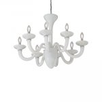 Подвесной светильник Ideal lux WHITE LADY SP8 (19390)