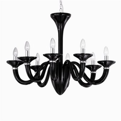 Люстра Ideal Lux WHITE LADY SP8 NERO Люстра Ideal Lux WHITE LADY SP8 NERO