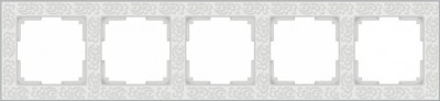 

Рамка на 5 постов (белый) WL05-Frame-05-white Werkel, WL05-Frame-05-white белый