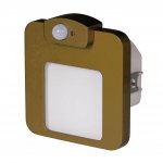 Zamel Светильник MOZA Золото/Хол.бел. в монт.коробку, 230V AC с датчиком движения (01-222-41)