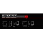 Zamel Светильник MOZA Черный/Тепл.бел. в монт.коробку, 230V AC с встр. радиоприемником (01-224-62)