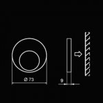 Zamel Светильник MUNA Сталь/RGB на стену, 14V DC с RGB диодами (02-111-26)