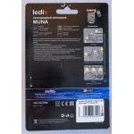 Zamel Светильник MUNA Сталь/Хол.бел. в монт.коробку, 230V AC с встр. радиоприемником (02-224-21)