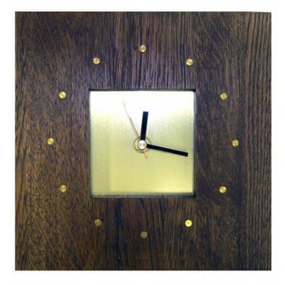 Zamel Накладка "ЧАСЫ"- круг, темный дуб (CC 202 dark/NС)