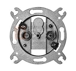 Zamel Мех Розетка TV-FM-SAT оконечная 2 дБ (ZAR-SAT 1.2/0)