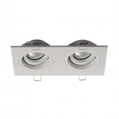 Светильник точечный Zumaline CHUCK DL2 SQUARE 20068-WH Светильник точечный Zumaline CHUCK DL2 SQUARE 20068-WH