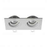 Светильник точечный Zumaline CHUCK DL2 SQUARE 20068-WH