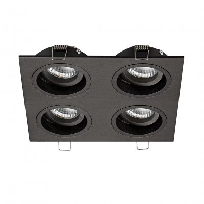 Светильник точечный Zumaline CHUCK DL4 SQUARE 20069-BK Светильник точечный Zumaline CHUCK DL4 SQUARE 20069-BK
