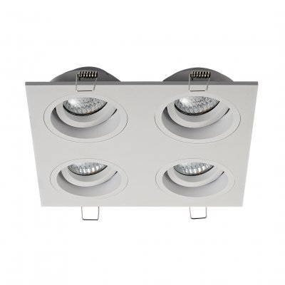 Светильник точечный Zumaline CHUCK DL4 SQUARE 20069-WH Светильник точечный Zumaline CHUCK DL4 SQUARE 20069-WH