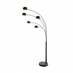 Торшер Zumaline ZODIAC TS-5805-BK