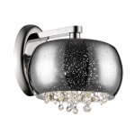 Светильник настенный Zumaline VISTA W0076-01E-F4GR (silver)